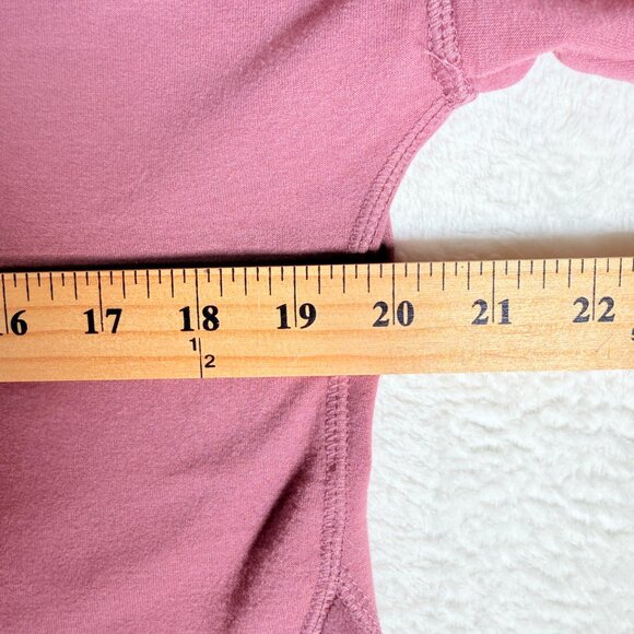 Champion Womens M Long Sleeve Active High Low Pullover Hoodie Pink/Purple Velvet - Picture 4 of 6